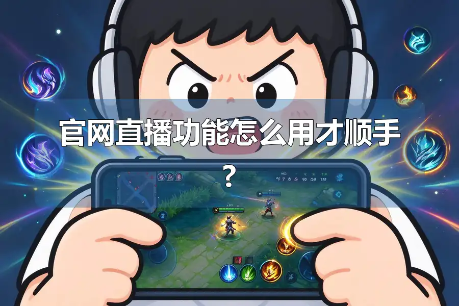 官网直播功能怎么用才顺手?